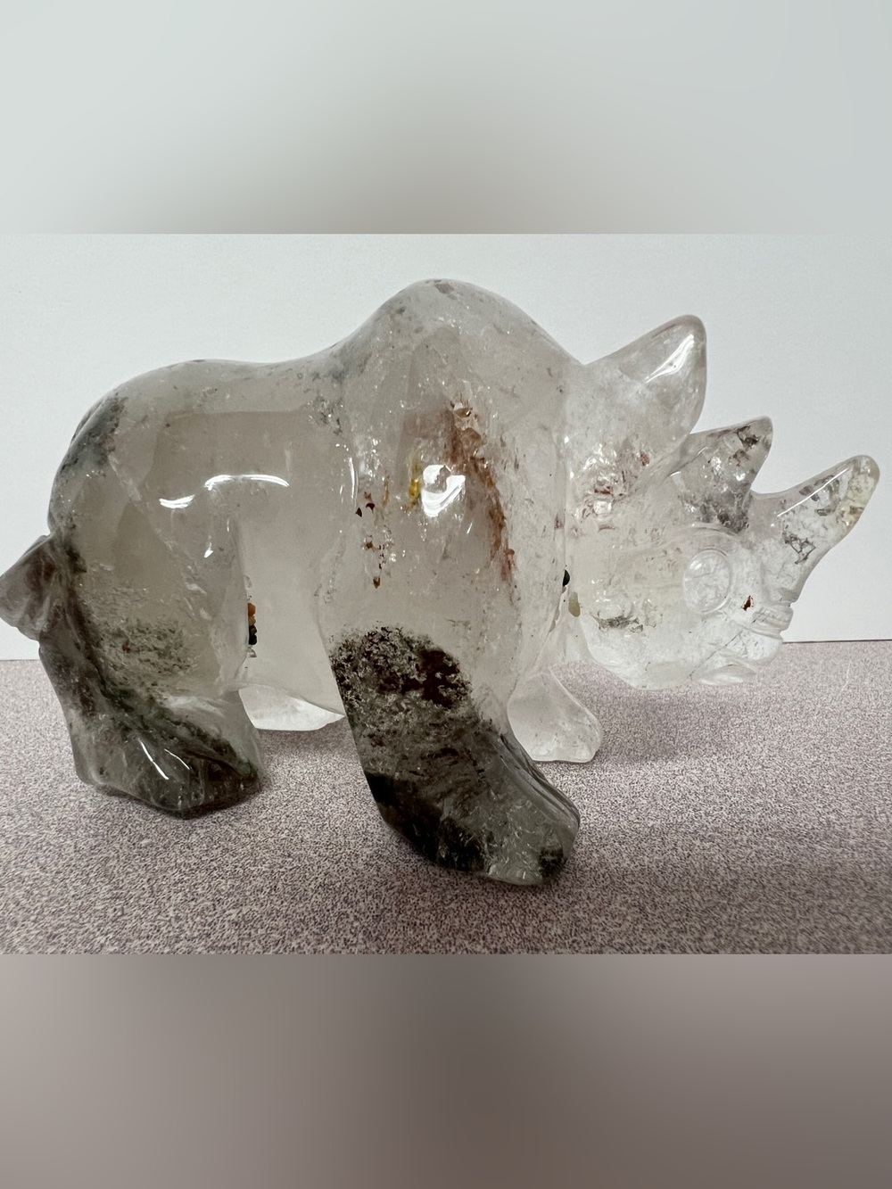 Beautiful Garden Quartz Rhino 🦏